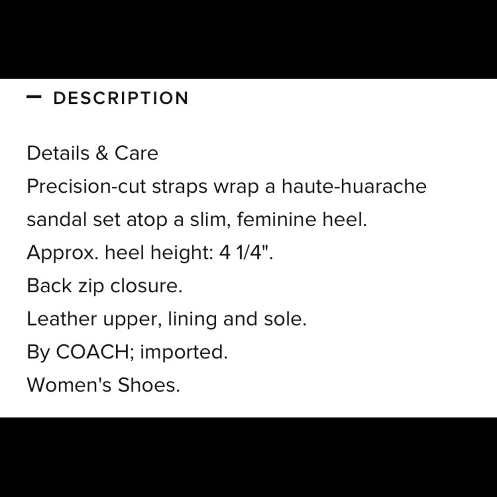 Coach Cage Sandals in EUC - Picture 5 of 7